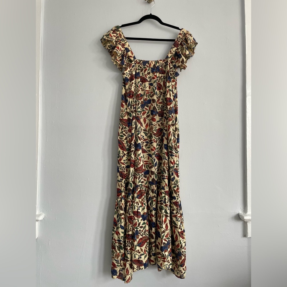 House of Harlow 1960 (Revolve) Floral Maxi Dress with ruffle sleeves, size XS - Picture 6 of 6